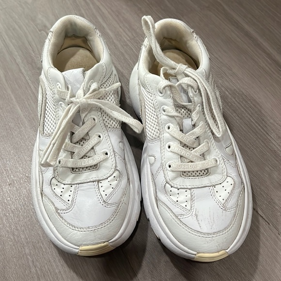 Maje mixed material chunky sneaker - Picture 2 of 3